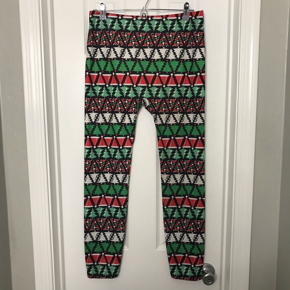 No Boundaries Stretchy Christmas Print Leggings